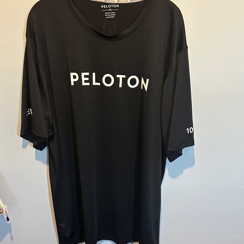 Peloton Classic Black Short Sleeve Tee